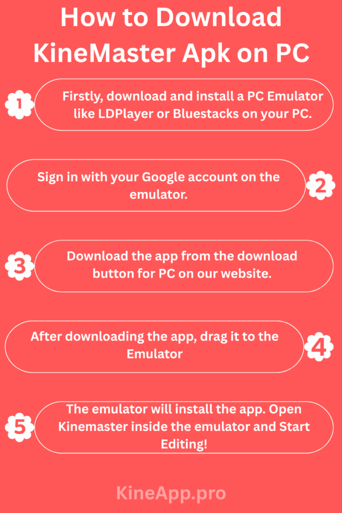 How to download kinemaster mod on pc - step-by-step tutorial (infographics)
