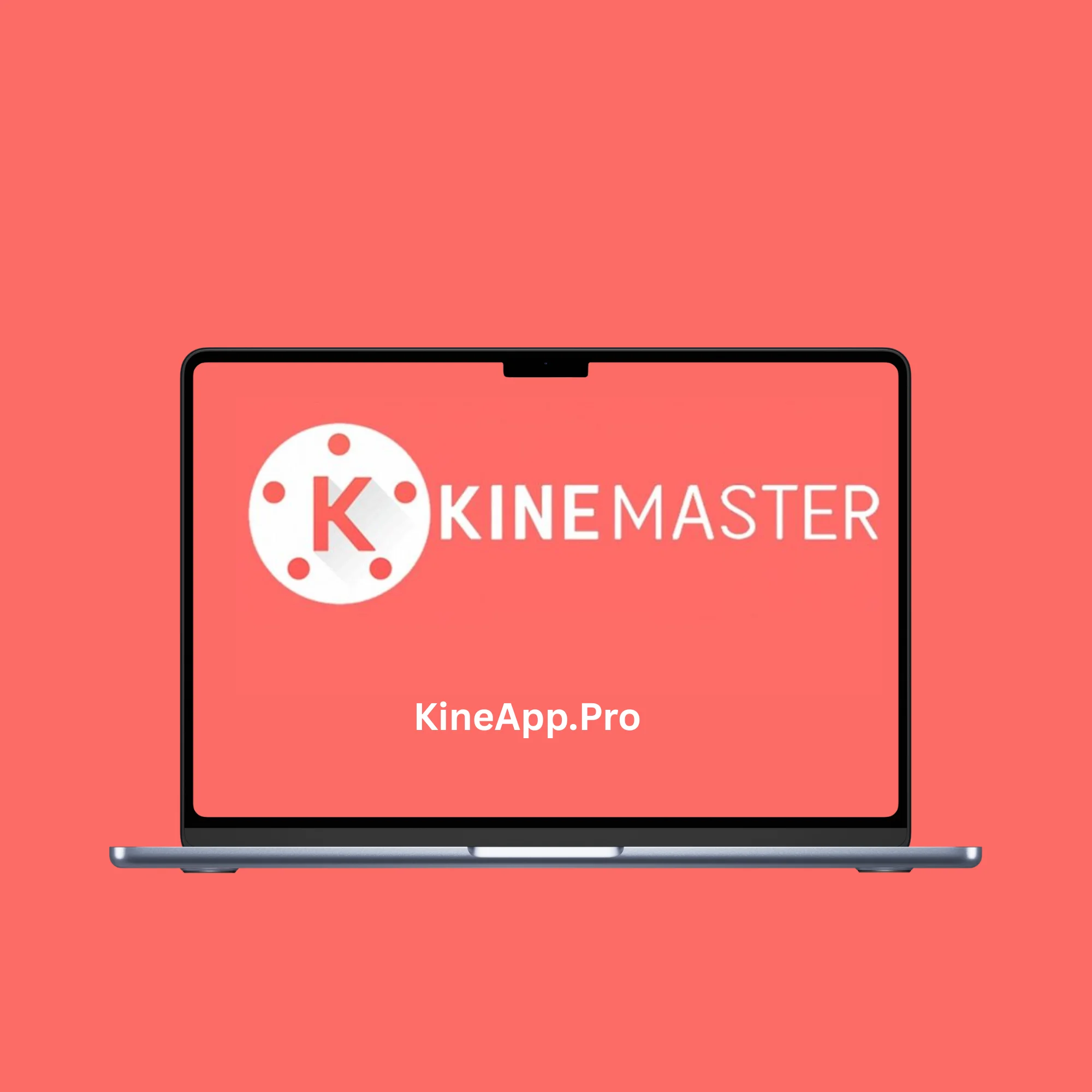Kinemaster for pc - pc with kinemaster logo